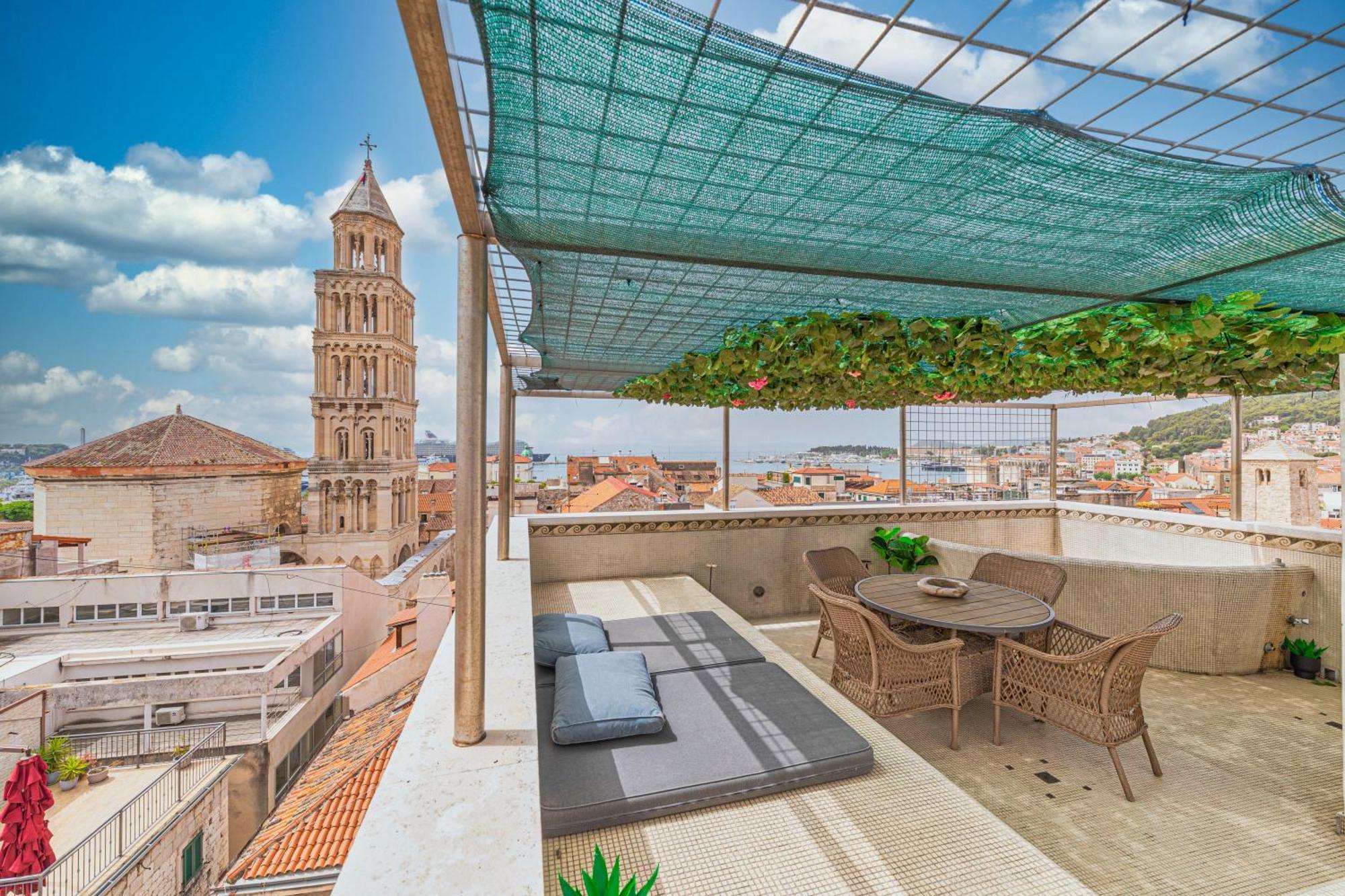 Augubio Penthouse Apartment Split Exterior foto